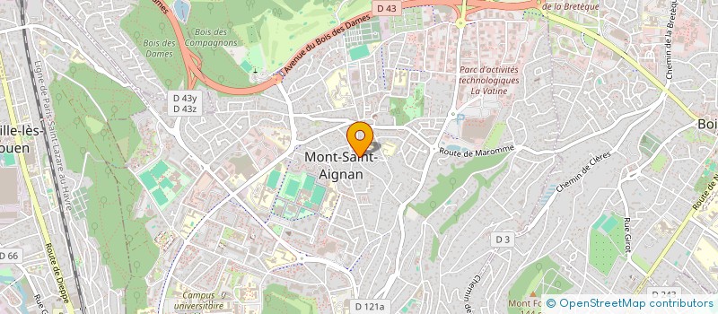 localisation de l'entreprise ADICIE  MONT-SAINT-AIGNAN