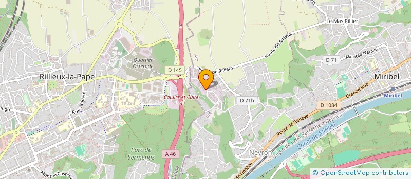 localisation de l'entreprise ADICOR FAHRENBERGER à NEYRON