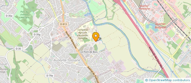 localisation de l'entreprise ADICT à AUZEVILLE-TOLOSANE