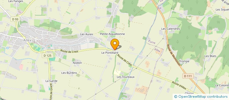 localisation de l'entreprise ADICT à EURRE