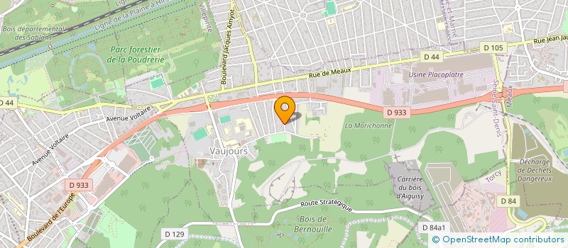 localisation de l'entreprise ADICTE POULET  VAUJOURS