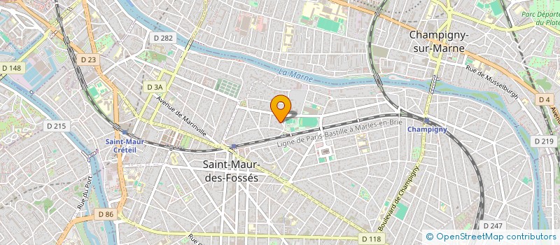 localisation de l'entreprise ADICTIV à SAINT-MAUR-DES-FOSSES