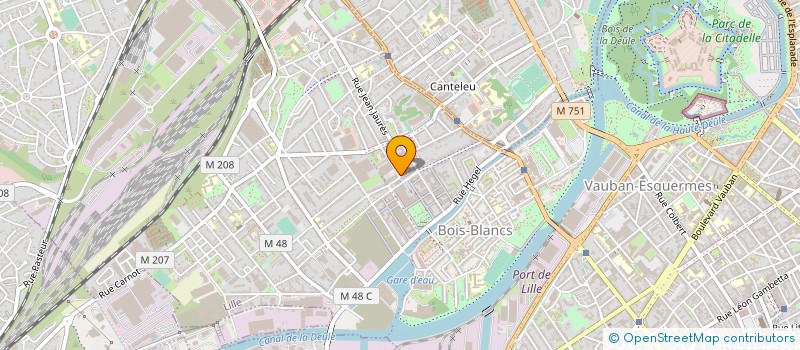localisation de l'entreprise ADICTIZ à LILLE