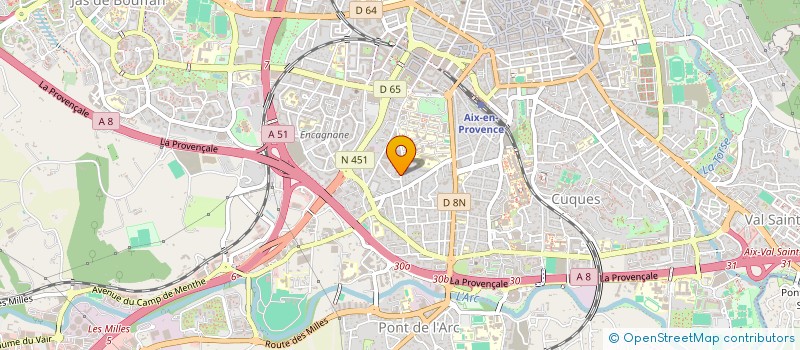 localisation de l'entreprise ADICZION à AIX-EN-PROVENCE