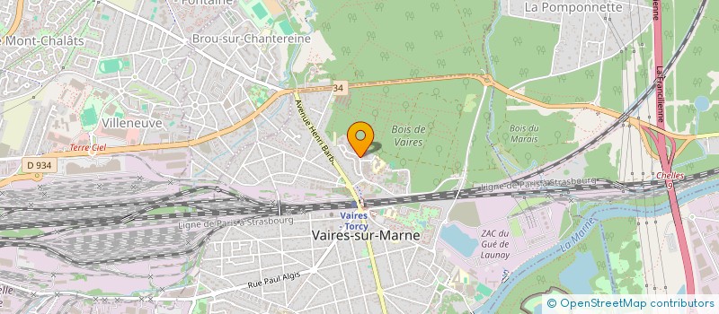 localisation de l'entreprise ADIE  VAIRES-SUR-MARNE