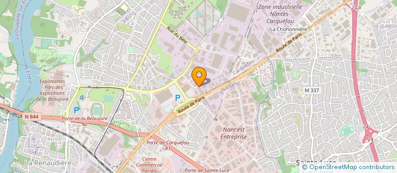 localisation de l'entreprise ADIEMIS à SAINT-HERBLAIN