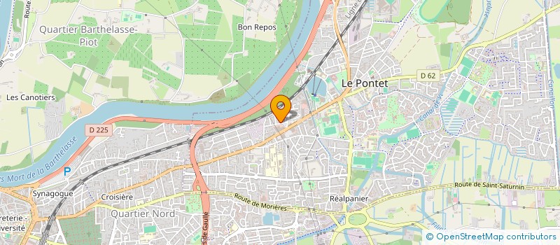 localisation de l'entreprise ADIER - FIORILLO  LE PONTET