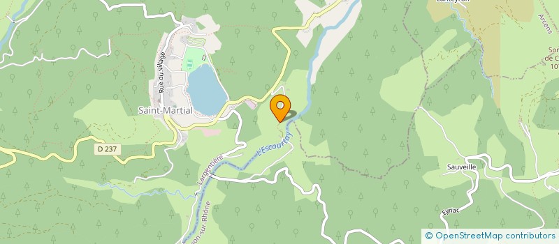 localisation de l'entreprise ADIEU ET BIENVENUE  SAINT-MARTIAL