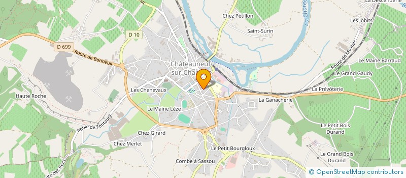 localisation de l'entreprise ADIF CHATEAUNEUF à CHATEAUNEUF-SUR-CHARENTE
