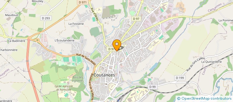 localisation de l'entreprise ADIFORME à COUTANCES