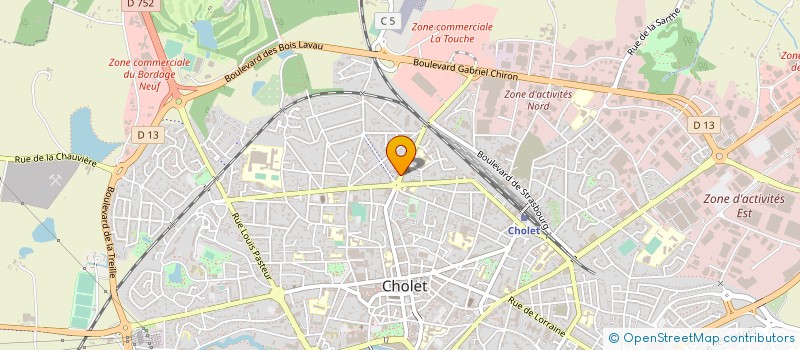 localisation de l'entreprise ADIGE à CHOLET