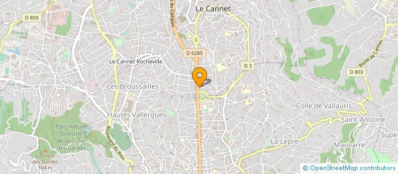 localisation de l'entreprise ADIJE à LE CANNET