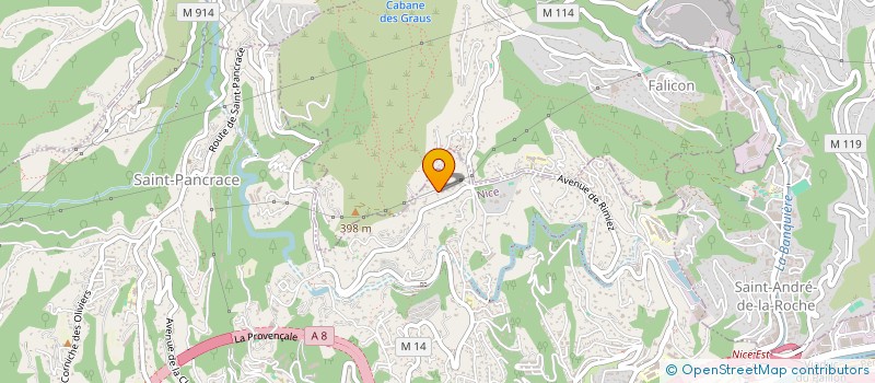 localisation de l'entreprise ADIKA  NICE