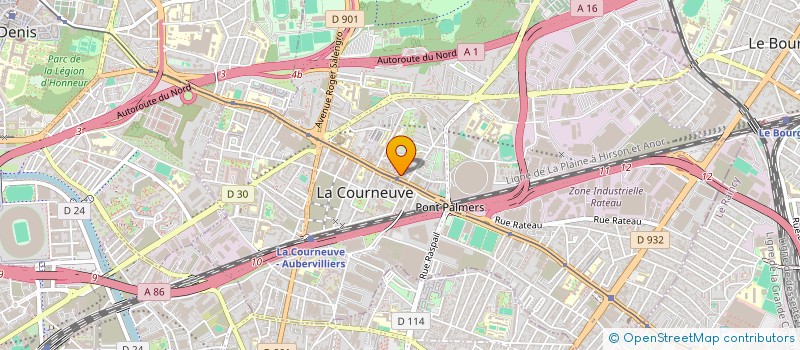localisation de l'entreprise ADIL à LA COURNEUVE