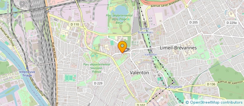 localisation de l'entreprise ADIL'OC  VALENTON