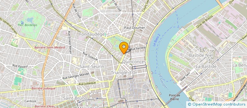 localisation de l'entreprise ADILB2  BORDEAUX