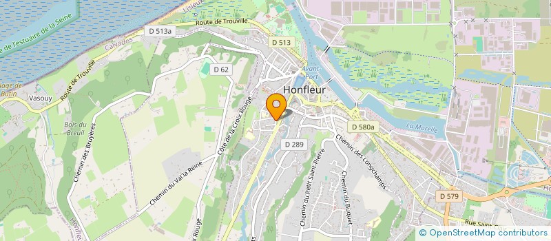 localisation de l'entreprise ADILIM à HONFLEUR