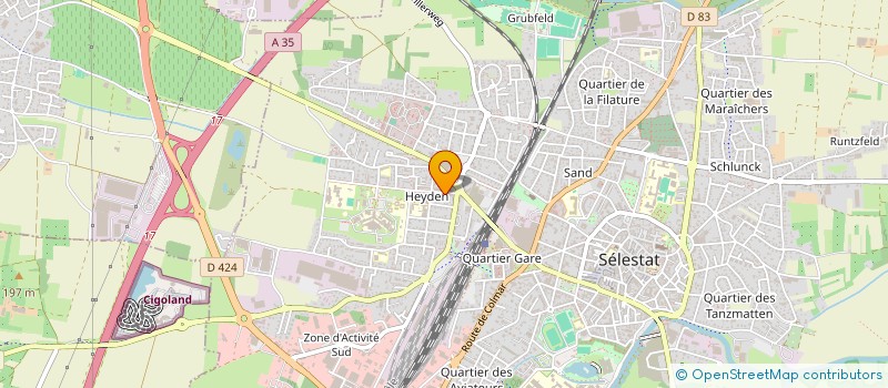 localisation de l'entreprise ADILO EVENT à SELESTAT