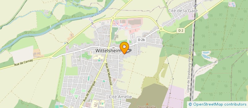 localisation de l'entreprise ADIM  WITTELSHEIM