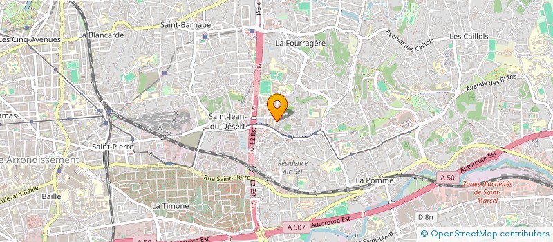 localisation de l'entreprise ADIM PROVENCE REALISATIONS  MARSEILLE