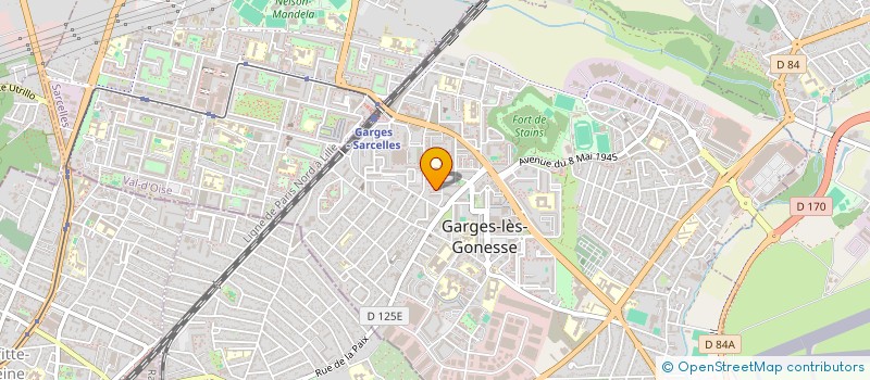 localisation de l'entreprise ADIMA SERVICES  GARGES-LES-GONESSE