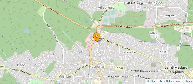 localisation de l'entreprise ADIMEP à SAINT MEDARD EN JALLES