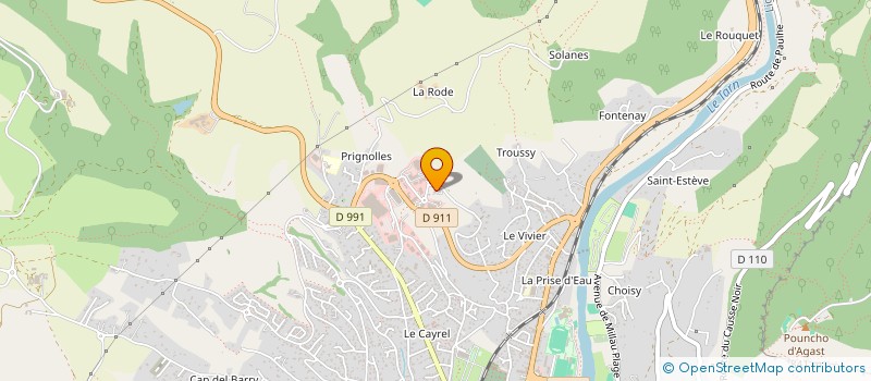 localisation de l'entreprise ADIMGROUPE à MILLAU