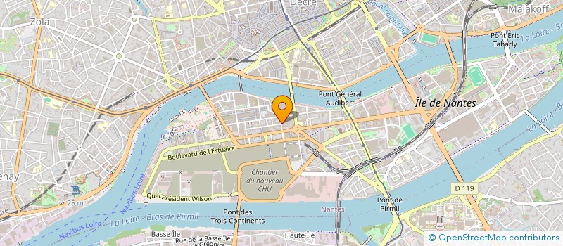 localisation de l'entreprise ADIMMO à NANTES