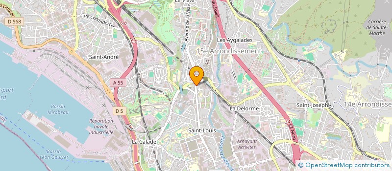 localisation de l'entreprise ADIMMO à MARSEILLE