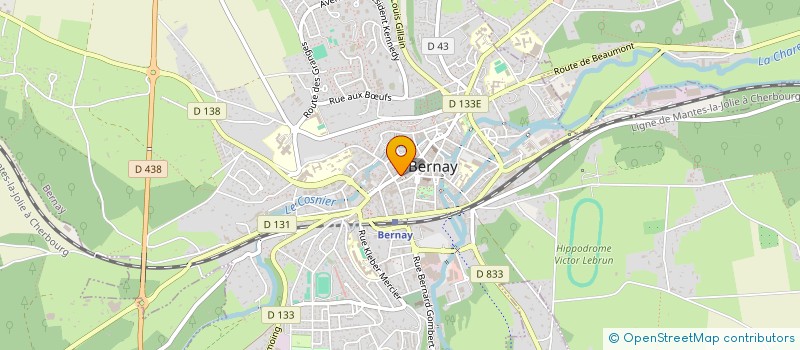 localisation de l'entreprise ADIMUST à BERNAY