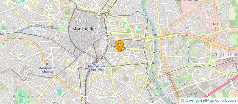 localisation de l'entreprise ADIN à MONTPELLIER