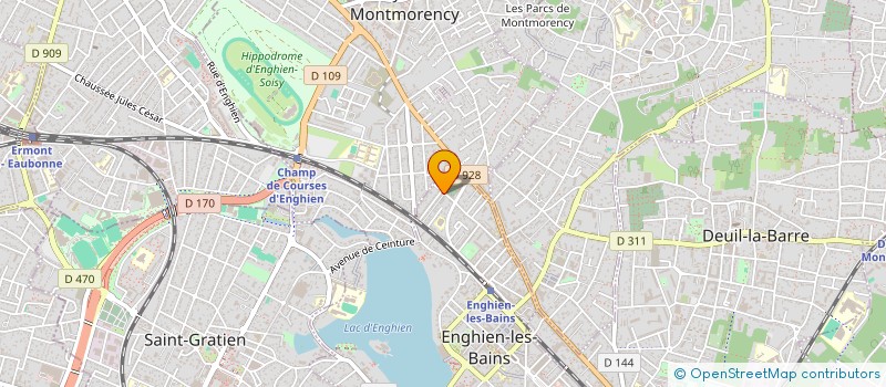 localisation de l'entreprise ADINLIVE  ENGHIEN-LES-BAINS