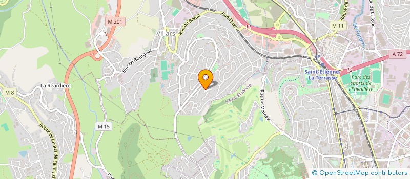 localisation de l'entreprise ADINVEST  VILLARS