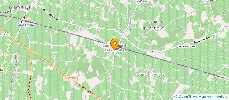 localisation de l'entreprise ADINVEST81  SAINT-LAURENT-DES-COMBES