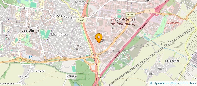 localisation de l'entreprise ADIONICS à LES ULIS