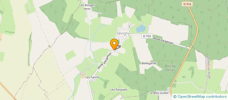 localisation de l'entreprise ADIOPHTA à SEVIGNY