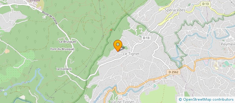 localisation de l'entreprise ADIPAH à LE TIGNET