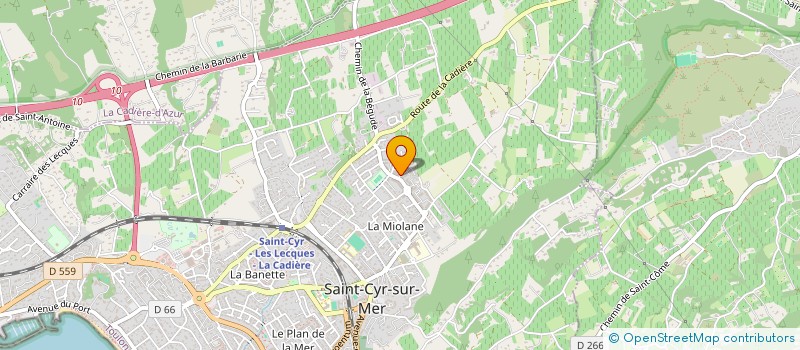 localisation de l'entreprise ADIPE 83 à SAINT-CYR-SUR-MER