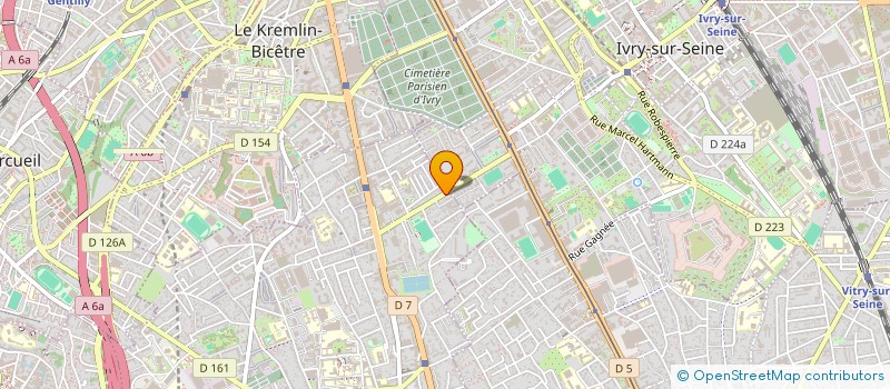 localisation de l'entreprise ADIRE  VILLEJUIF