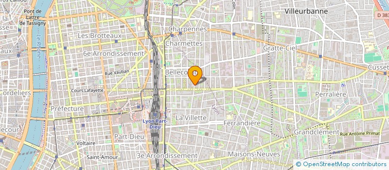 localisation de l'entreprise ADIRE AUDIT SARL à LYON