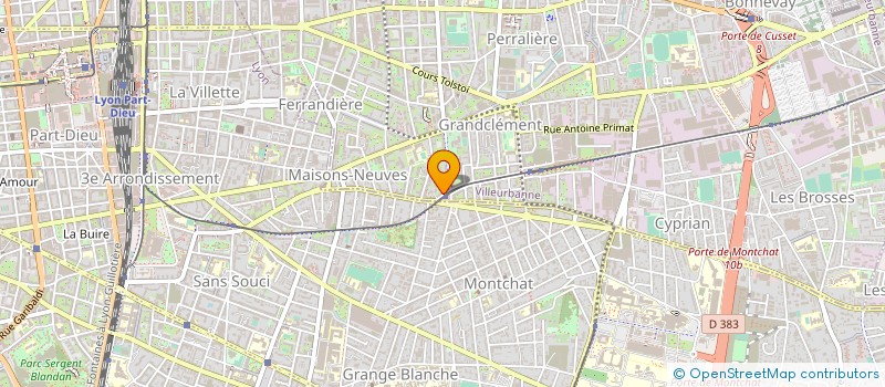 localisation de l'entreprise ADIREP AIDER INFORMER REFLECHIR ETUDIER  VILLEURBANNE