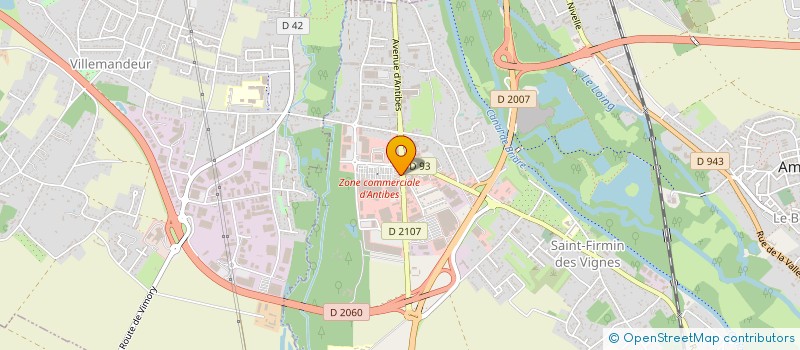 localisation de l'entreprise ADIS à AMILLY