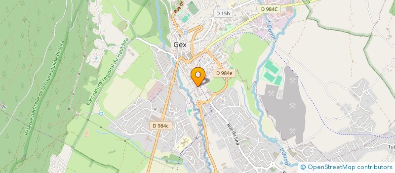 localisation de l'entreprise ADIS à GEX