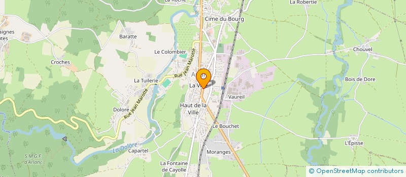 localisation de l'entreprise ADIS  ARLANC