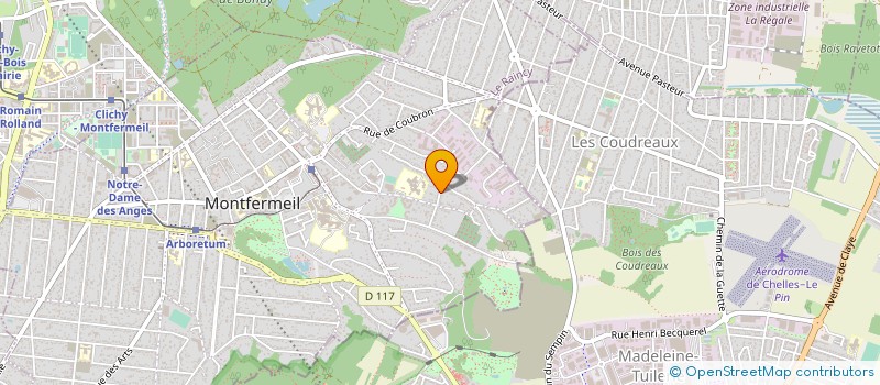 localisation de l'entreprise ADIS CHAUFFAGE PLOMBERIE à LE RAINCY