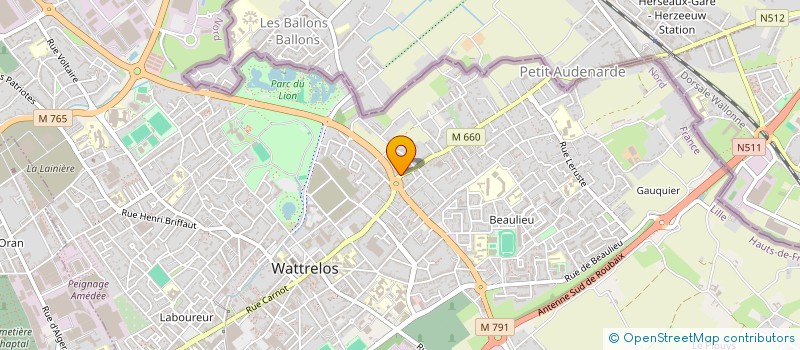 localisation de l'entreprise ADIS DIAGNOSTIC  WATTRELOS