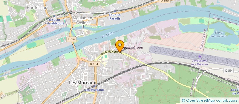 localisation de l'entreprise ADIS'ELEC à LES MUREAUX