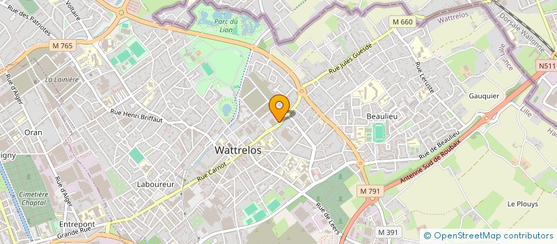 localisation de l'entreprise ADISAEL LEGACY  WATTRELOS