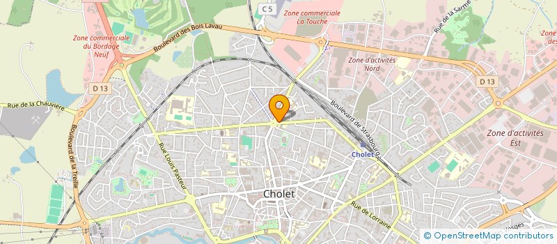 localisation de l'entreprise ADISCOM à CHOLET