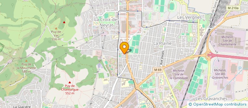 localisation de l'entreprise ADISHATZ  CLERMONT-FERRAND